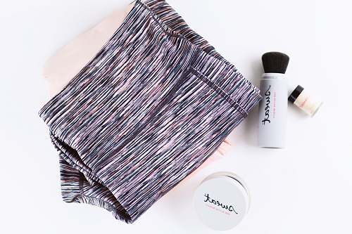 united states black and gray pants cosmetics